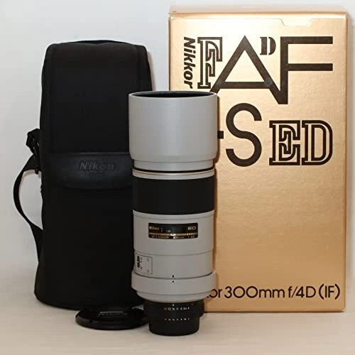 Nikon Single Focus Lens Ai AF-S Nikkor 300mm f/4D IF-ED Light Gray [Near  Mint]