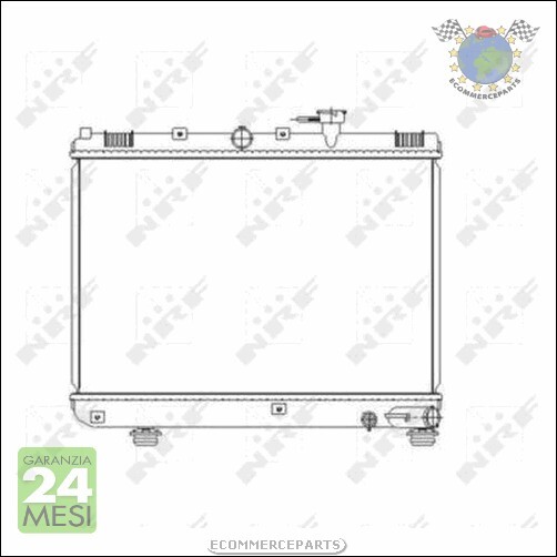 Radiatore acqua motore NRF per KIA RIO P #t0