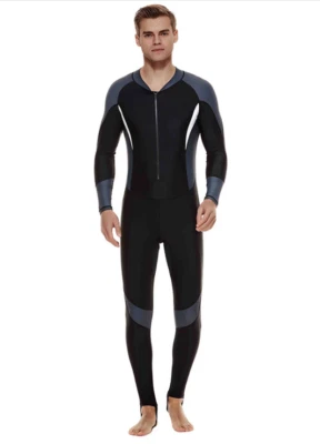 SBART Men's Long Sleeve Diving Suit Swim Scuba Jump Snorkeling Full Body Wetsuits