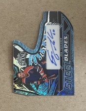 2025 Leaf Metal Hockey Esa Tikkanen Blue Steel Blades Auto Die Cut Card #’d /4