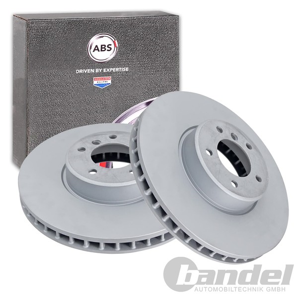 2X ABS Bremsscheiben 348Mm BelÜFtet Vorne Passend FüR BMW 5 6 | 17599-image