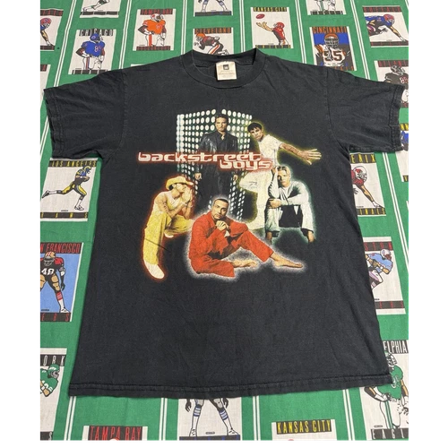 Winterland 2000s Backstreet Boys Graphic Tee 100% Cotton Bla 2000s vintage concert t-shirt, vintage, single stitch, B+ condition