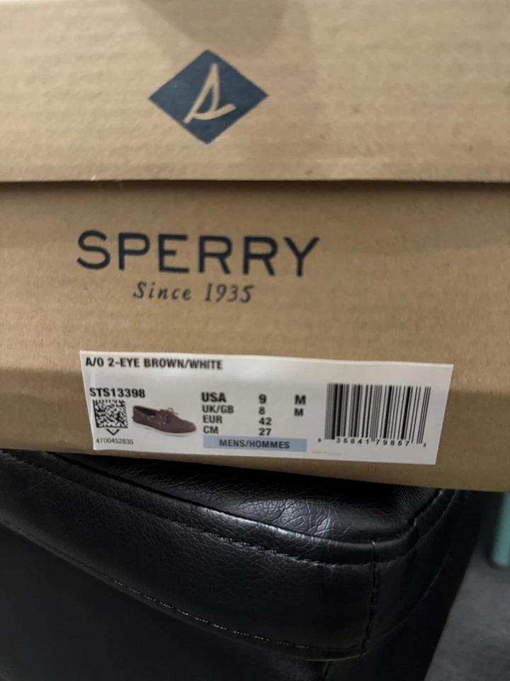 Zapato informal Sperry Top-Sider STS13398 2 ojos para hombre - marrón Foto 2 de 4