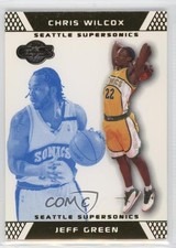 2007-08 Topps Co-Signers Gold Blue 72/89 Jeff Green Chris Wilcox #74 a2f