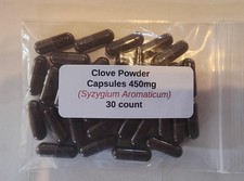 Clove Powder Capsules Syzygium aromatcium 450mg - 30 count - Cloves