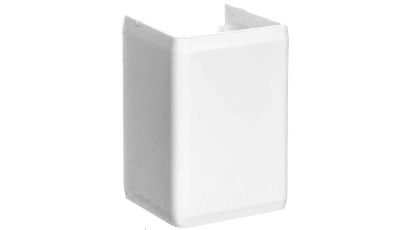 Connecting cover LHD 20x20mm white 8622 /100pcs/ /T2UK