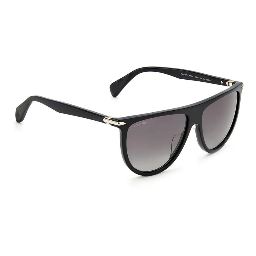 Gafas de sol polarizadas negras rag & bone RNB1056/S 807 WJ Foto 3 de 4