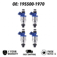 Fits Mazda MX-5 NA6CE 1.6L 4x Fuel Injector 195500-1970 Fast Post