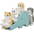 Mofusand Cats on Slide Blind Box - Open Box Mini Figurine Scottish Fold Cat New