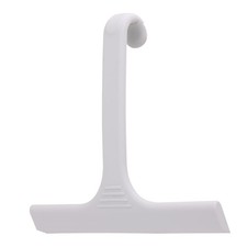 Silicone Shower Squeegee - All-in-Design with Built-in Hook, 10 Inch Streak-B...