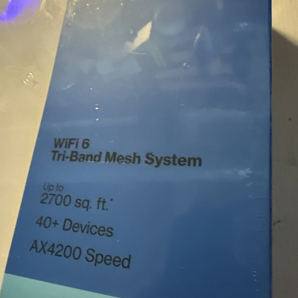 LINKSYS MX4200 - TRI-BAND AX4200 MESH WIFI 6 ROUTER NEW - Image 2 of 3