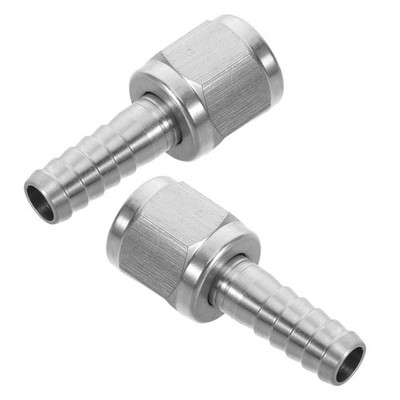 2Set Versatile Alloy Quick Disconnect Coupler for Home Brewing Keg Adapter