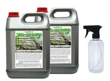 Moss Killer Spray Leave 2 x 5 Litre Algae Mould Lichen Remover 10 L + Sprayer