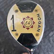 Vintage Ben Hogan Persimmon #1 Driver Mens RH Speed Slot Finish Steel RH 43”