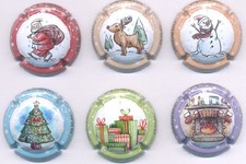 FRICOT P  Noël  série de 6 caps