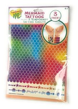 Mermaid Tattoos 3 Tattoos Sheets - - Acceptable - See condition notes