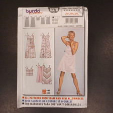 Burda 8370 Dress Sewing Pattern Size 10-22 UN...