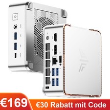 NiPoGi P2 Mini PC AMD Ryzen 3 4300U 8 GB RAM DDR4 256 GB SSD Win11 PRO WiFi5 BT4.2