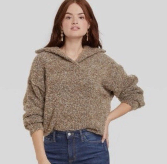 Universal Thread Women's Split Neck Novelty Yarn … - image 2