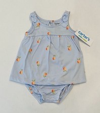 Carters Baby Girl Clothes 3-6 Months Romper Cute Summer Outfit New