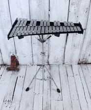 Innovative Percussion Bell Kit with Practice Pad Rolling Bag and Music Stand