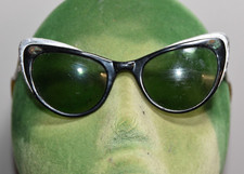 Vintage CATS EYE SUNGLASSES AO Frames Prescription ALUMA LOO