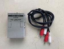 Stereo Pre-Amplifier; Turntable/Record Players; RIAA-EQ 9V 42-2111; With Cables