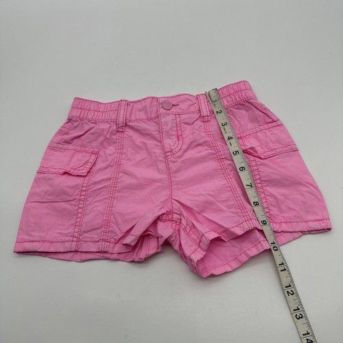 Justice Classic Cargo Shorts Girls Size 8 Pink Pocket Logo …#31638 - Picture 5 of 8