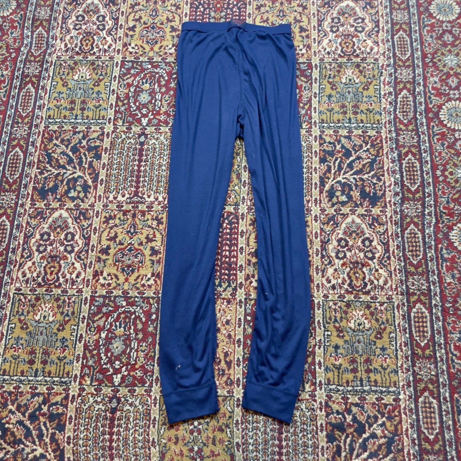 VTG 80s 90s Patagonia Capilene Thermal Base Layer Long Underwear Navy Blue M USA