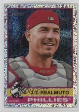 2025 Topps Heritage Chrome Silver Sparkle Refractor JT Realmuto #143 vs5