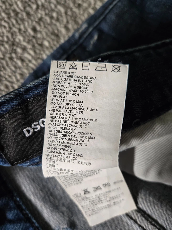 DSQUARED2 men's denim skinny jeans 36 - Image 4 of 4