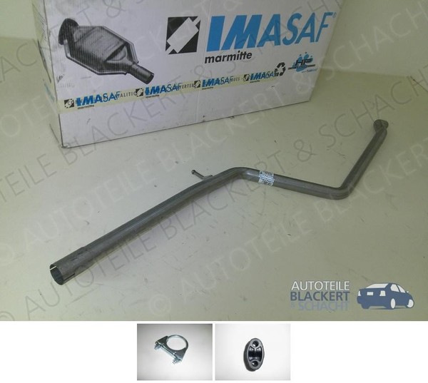 Imasaf Auspuff Mittelrohr + Anbauteile für Dacia Duster 1.5 Dci (Hs) 2010-2018-image