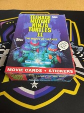 Teenage Mutant Ninja Turtles Movie II Series 2 Card Box Secret of the Ooze Topps