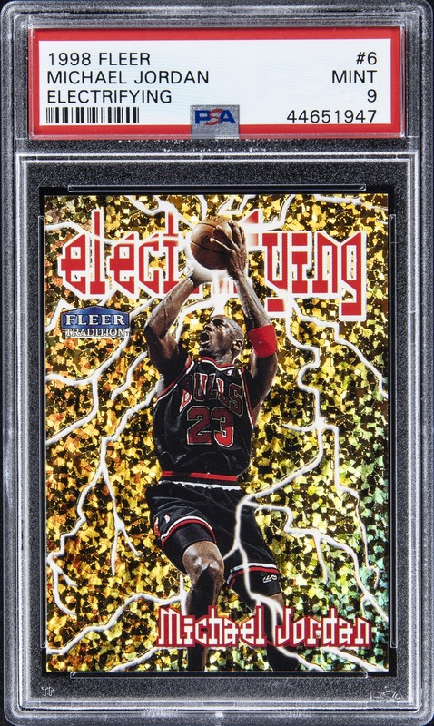 98-99 Michael Jordan Electrifying - Michael Jordan Cards