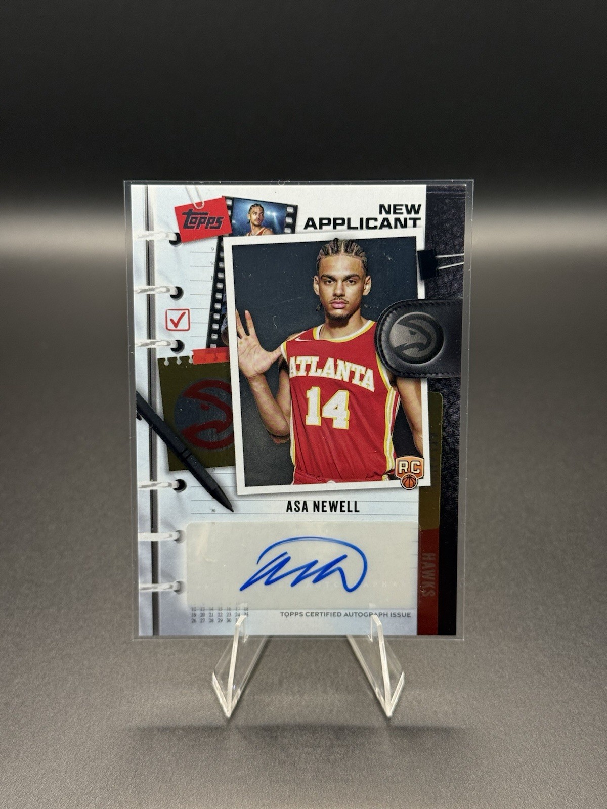 2025-26 Topps - New Applicants Autographs Asa Newell #NA-AN (AU, RC)