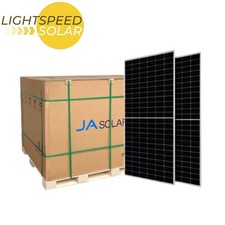 Wholesale Solar Panel (36x 500W) Pallet 24V 48V Rigid Bifacial Free UK Delivery