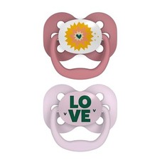 Dr. Brown's Advantage Baby Pacifiers, 0-6 Month, Pink, 2 Count