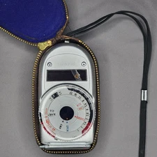 Sekonic Auto Leader Model 38 With Case - Made In Japan Very Good Condition 