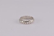 Sterling Silver 5.5mm Rounded Coiled Band Ring 925 Sz: 8