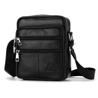 Kleine echt Leder Umhängetasche Tasche  für Herren Schultertasche