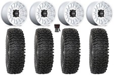 Kmc Impact 15 Wheels Machined 32 Rc500 Tires Honda Pioneer 1000 Talon