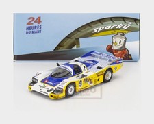 1:64 SPARK Porsche 956 2.6L Twin Turbo #9 Le Mans 1986 Ballabio Lassig Wood Y325