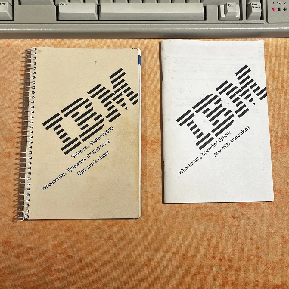 IBM Wheelwriter 6 Series II Electric Typewriter 6784 W/Instructions And Ribbon - Image 3 of 3