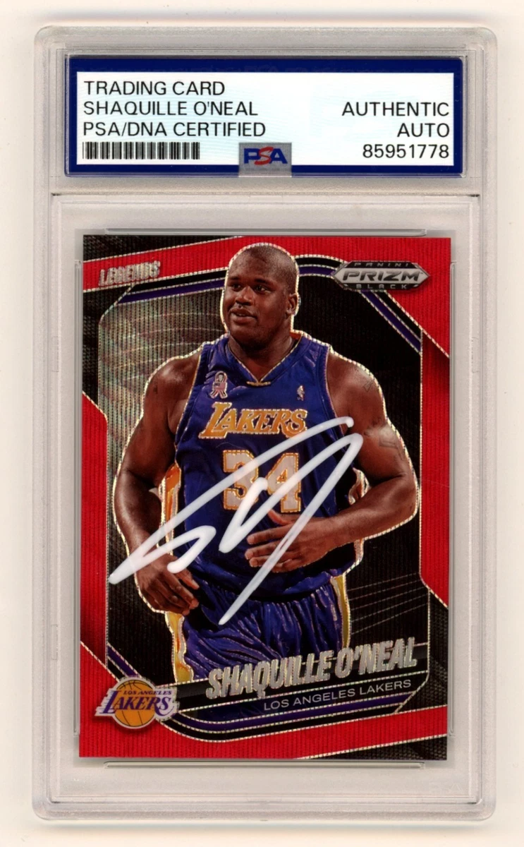 25+ Panini Shaquille O'Neal Basketball Autographed Sports Trading