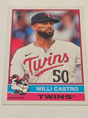 Willi Castro [Flip Stock] #73 2025 Topps Heritage SSP /5