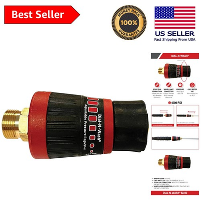 #ad #ad Pro Level Dial N Wash Adjustable Pressure Regulator for 4500 PSI Power Washers $49.56