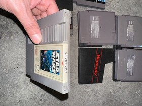 Lot jeux Nintendo NES - Super Mario Bros / Duck Hunt / Tortues Ninja / Star Wars