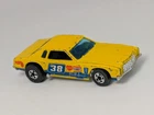 Vintage 1974 Hot Wheels Blackwall Monte Carlo Stocker Yellow #38 Hong Kong