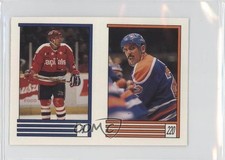 1989-90 O-Pee-Chee Album Stickers Stephen Leach Charlie Huddy #79-220 0a4