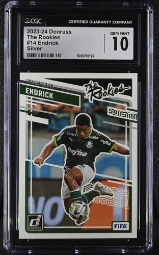 Endrick [Silver] #14 2023 Panini Donruss The Rookies card